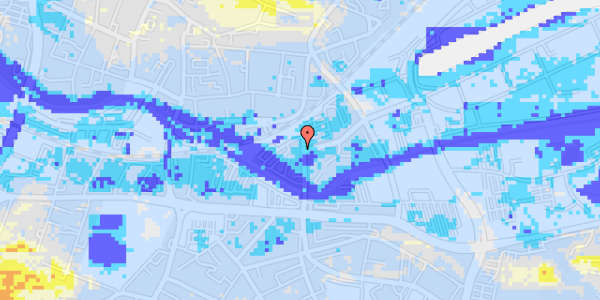 Ekstrem regn på Kongebrogade 12, 2. th