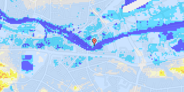 Ekstrem regn på Kongebrogade 25, st. th