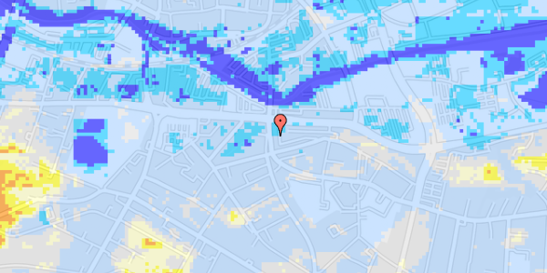 Ekstrem regn på Kongebrogade 33, 3. th