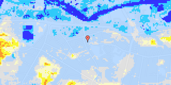 Ekstrem regn på Kongebrogade 39B