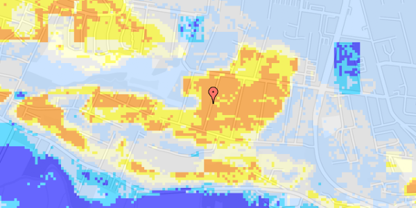 Ekstrem regn på Lindealle 9