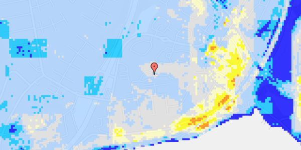 Ekstrem regn på Lundeborgvej 24