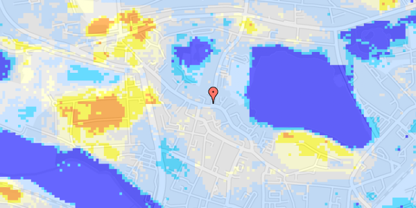 Ekstrem regn på Låsbygade 42B, 1. tv