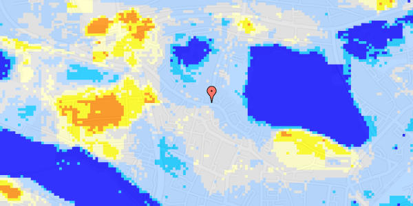 Ekstrem regn på Låsbygade 42B, 2. th