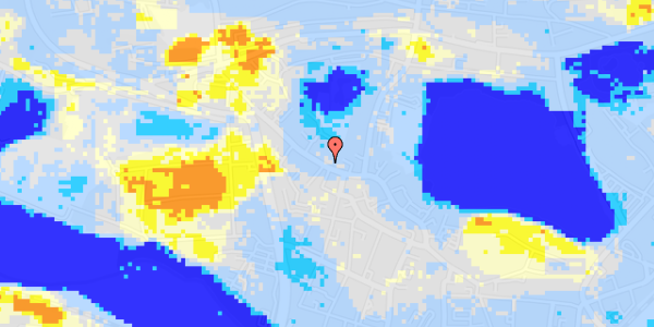 Ekstrem regn på Låsbygade 58, st. 