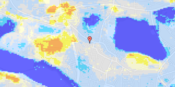 Ekstrem regn på Låsbygade 71B, 2. 205