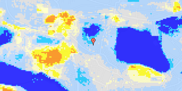 Ekstrem regn på Låsbygade 78A, st. 