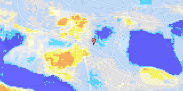 Ekstrem regn på Låsbygade 94, 1. th