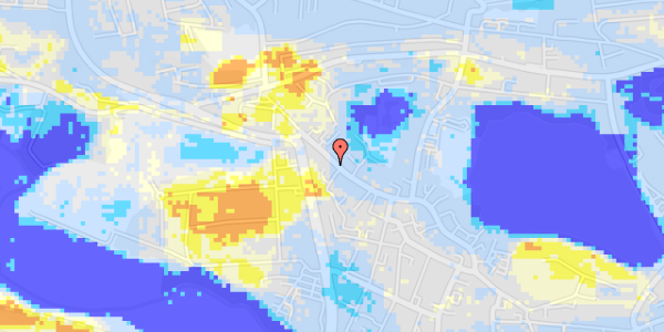 Ekstrem regn på Låsbygade 95, 1. tv