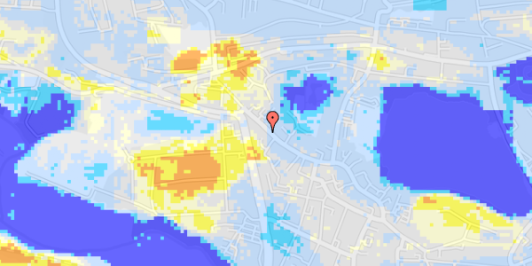 Ekstrem regn på Låsbygade 97, st. 