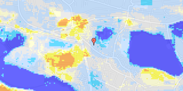 Ekstrem regn på Låsbygade 98, st. tv