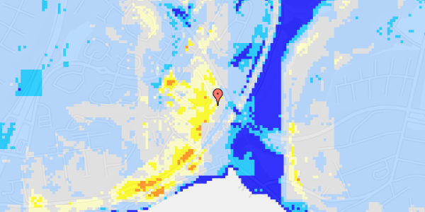 Ekstrem regn på Maribovej 17