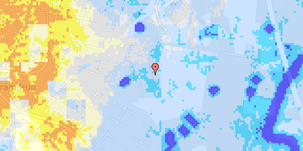 Ekstrem regn på Mirabellevej 25