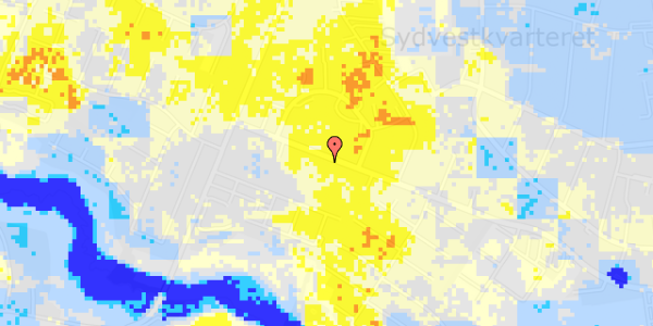 Ekstrem regn på Mosevej 53