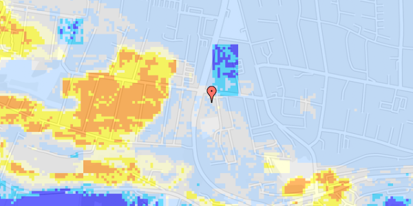 Ekstrem regn på Norgesvej 4E, st. 