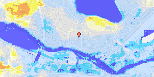 Ekstrem regn på Ny Vestergade 2, 1. 105