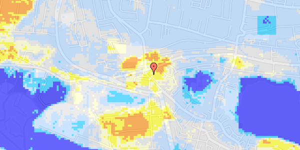 Ekstrem regn på Nørregade 40