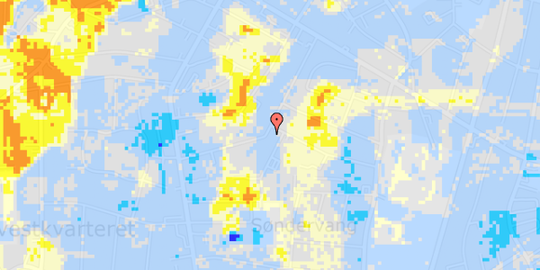 Ekstrem regn på Piledamsvej 45, 1. 