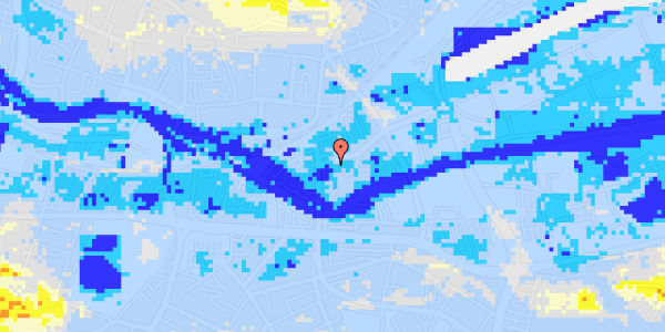 Ekstrem regn på Sdr. Havnegade 2, 2. th