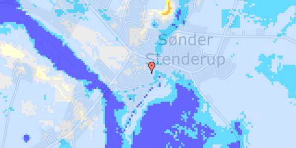 Ekstrem regn på Smøgen 14