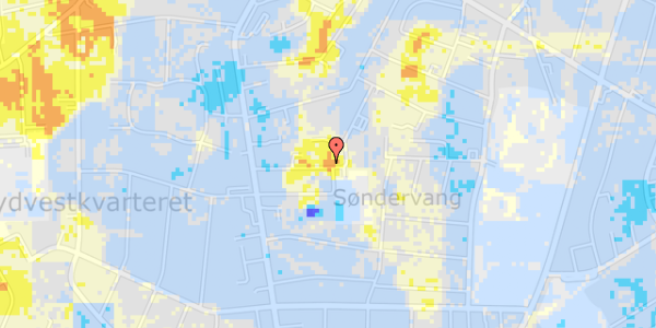 Ekstrem regn på Søndervang 28