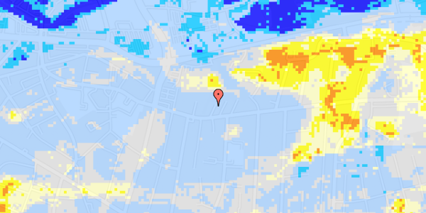 Ekstrem regn på Tvedvej 25, 1. th