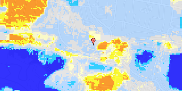 Ekstrem regn på Utzonsgade 28, 1. th