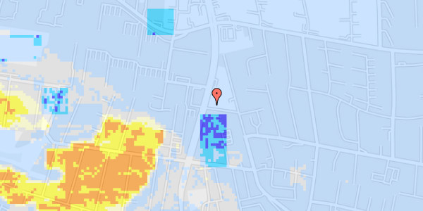 Ekstrem regn på Vejlevej 92, 1. th