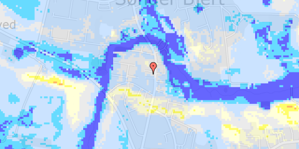 Ekstrem regn på Vesterløkke 10, st. 1