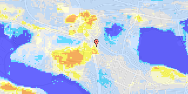 Ekstrem regn på Vestre Ringgade 46, st. th