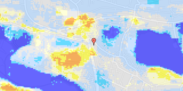 Ekstrem regn på Vestre Ringgade 50, 1. tv