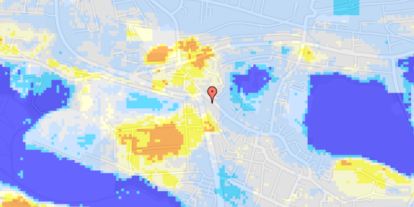 Ekstrem regn på Vestre Ringgade 56, st. tv