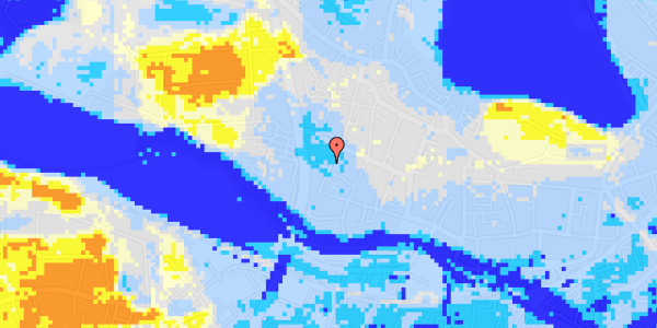 Ekstrem regn på Zahnsgade 13, 1. 