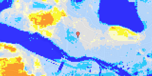 Ekstrem regn på Zahnsgade 20, st. 