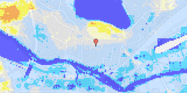 Ekstrem regn på Østergade 1A