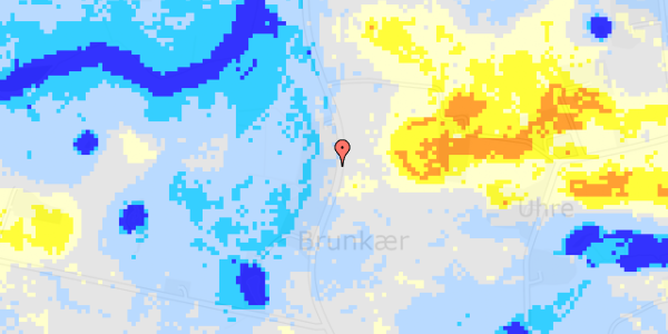 Ekstrem regn på Brunkær 9