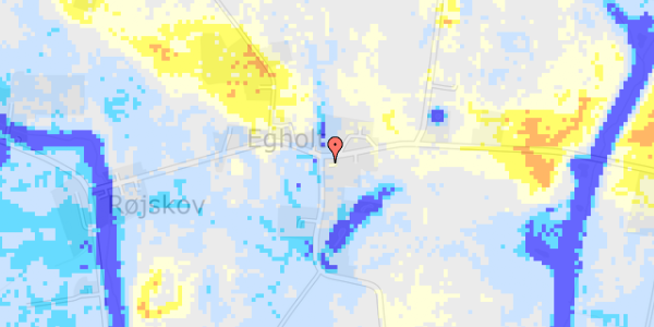 Ekstrem regn på Egholt Byvej 26