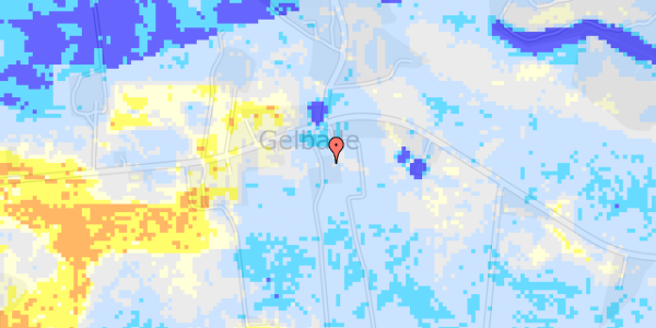 Ekstrem regn på Gelballevej 74