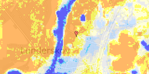 Ekstrem regn på Iver Dahlsvej 27