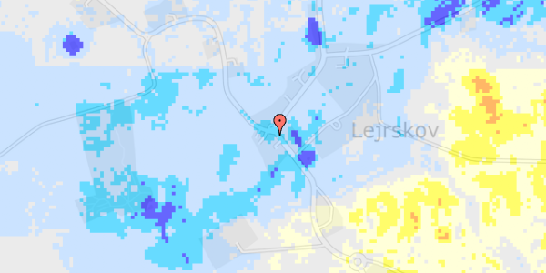 Ekstrem regn på Lejrskovvej 11