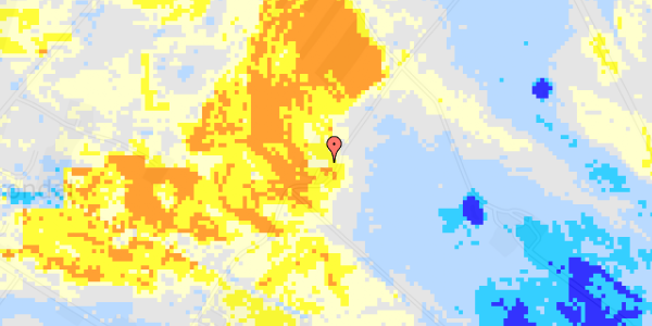 Ekstrem regn på Horsensvej 75