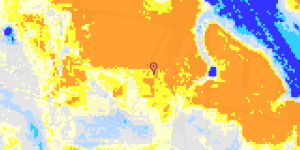 Ekstrem regn på Nyholmvej 2B