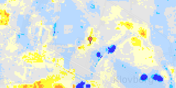 Ekstrem regn på Nørregade 13B