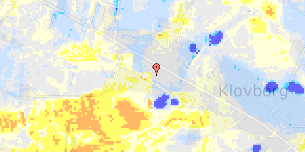 Ekstrem regn på Rolighedsvej 10