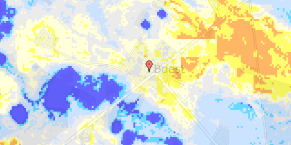 Ekstrem regn på Silkeborgvej 15