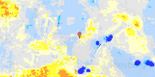 Ekstrem regn på Stadionvej 10