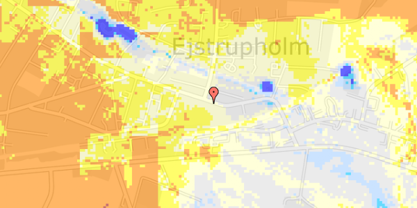 Ekstrem regn på Østergade 32