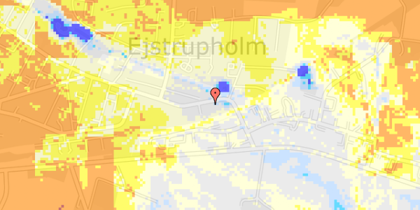 Ekstrem regn på Østergade 56