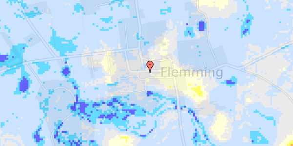 Ekstrem regn på Flemmingvej 35