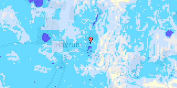 Ekstrem regn på Haurumvej 50